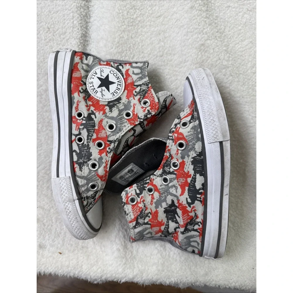 Converse Chuck Taylor All Star High Tops Dinosaurs Kids Dinoverse‎ T Rex Size 12